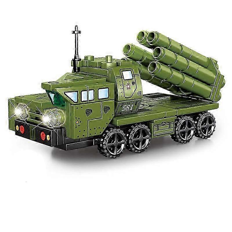 BM-30 rocket launcher Particles building block toys