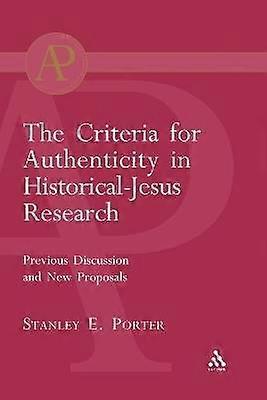 Criteria for Authenticity in Historical-Jesus Research