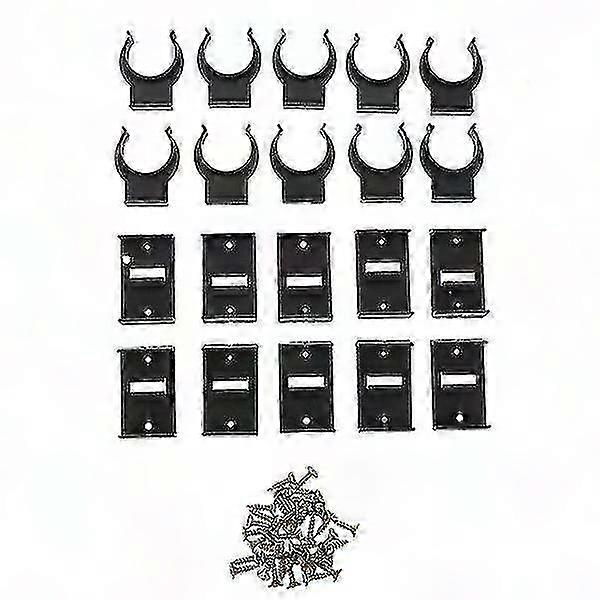 10 Sets Cabinet Plinth Clips with Screws - Kitchen Kick Board Mounting Hardware