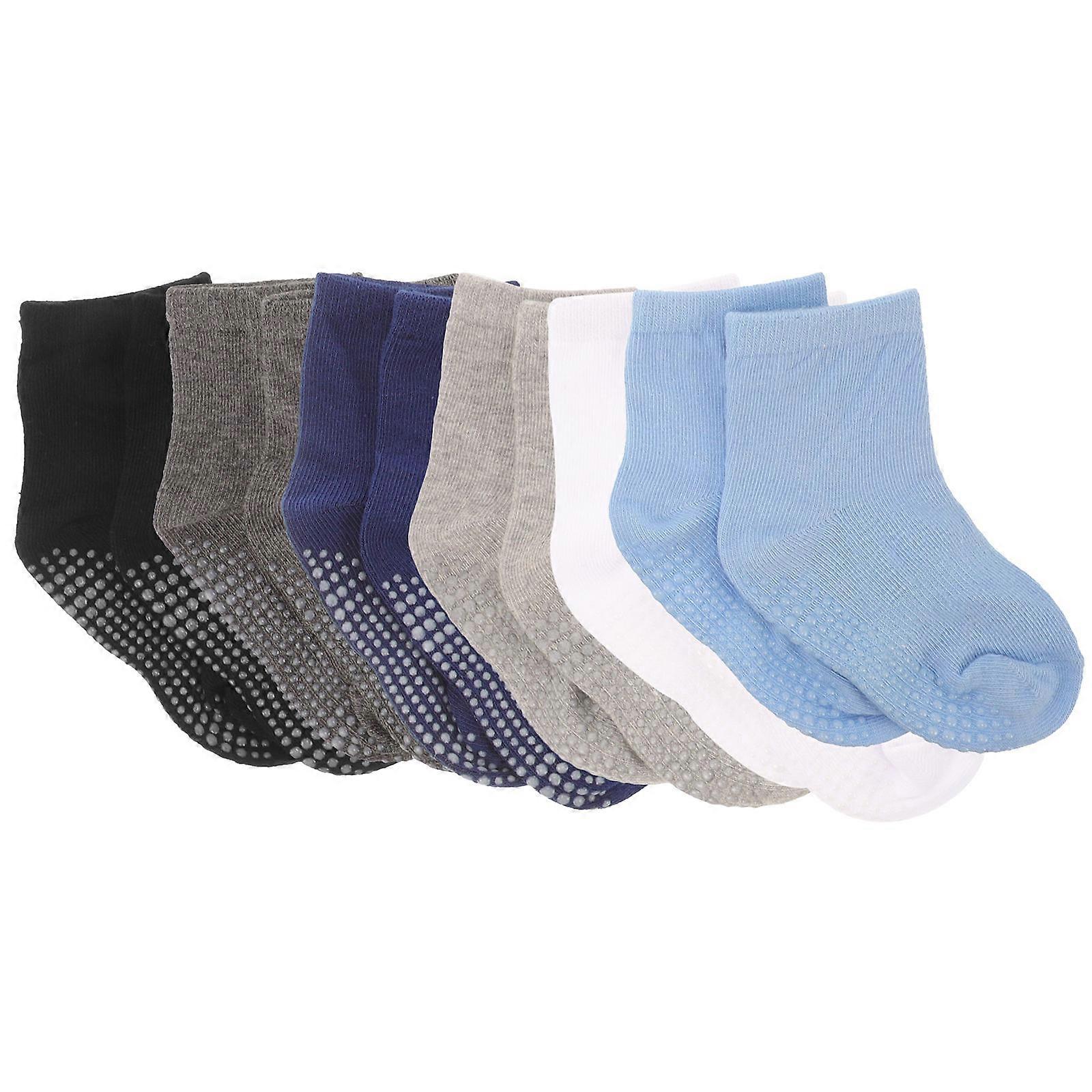 Newborn Socks Baby Breathable Socks Comfortable Daily Use 6 Pairs