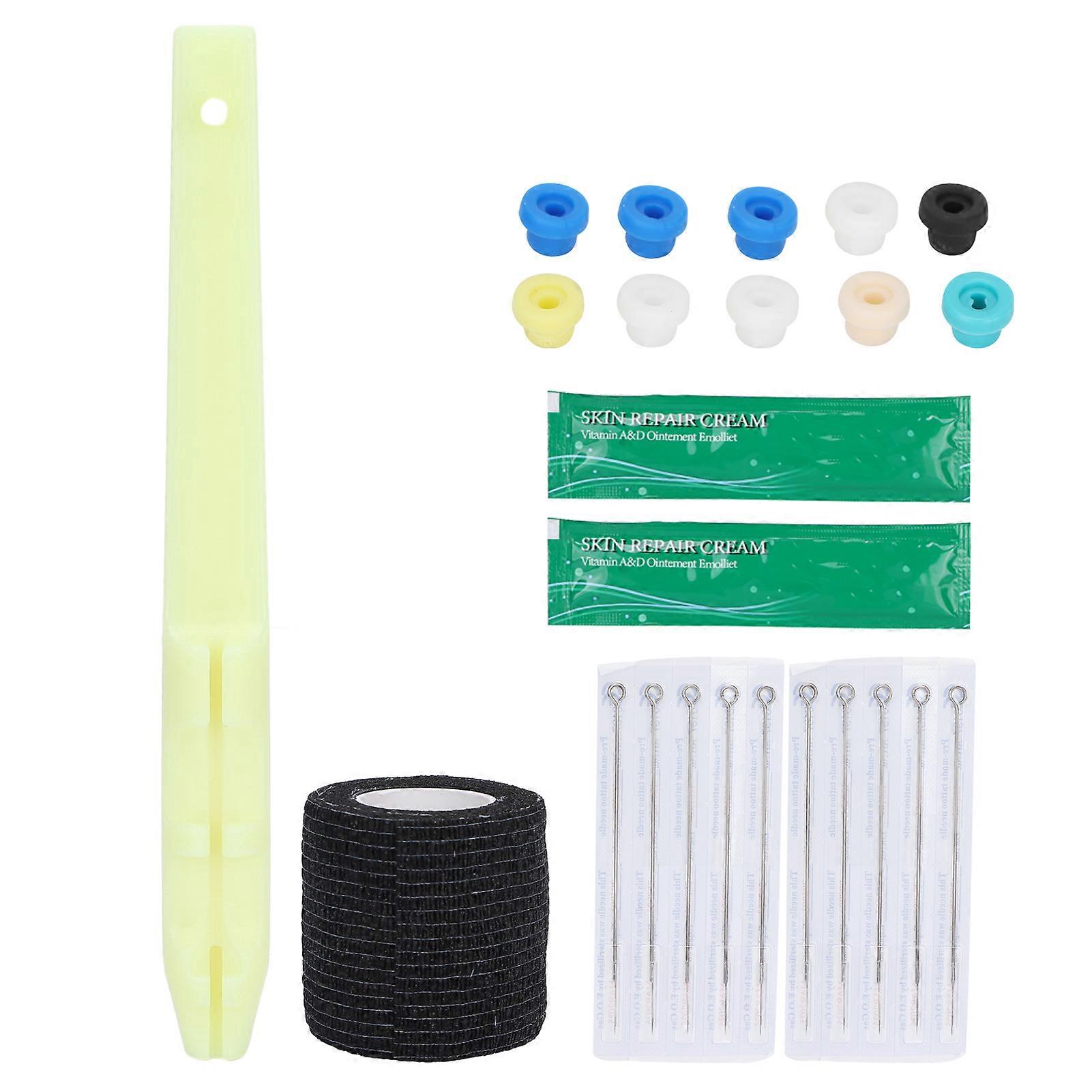 ערכת קעקועים מקצועית מקל יד מסורתי עשה זאת בעצמך מחטי קעקוע אספקה 2 יחידות 3 גרם