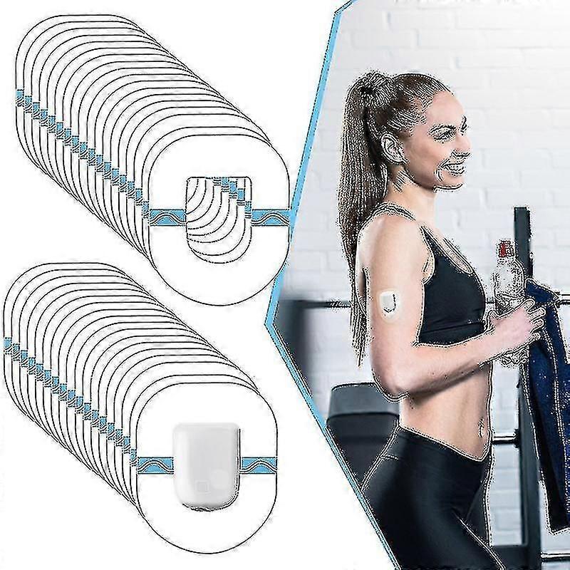 ​36 Pack Omnipod Waterproof Adhesive Patches Clear 10-Day Wear Insulin Pump Protection​
