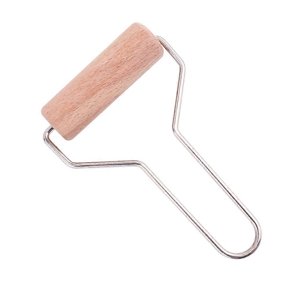 Wood Clay Roller Professional Tool For Beginners Simple Design 5.9×3.3×1.2in DIY Crafts 1Pack
