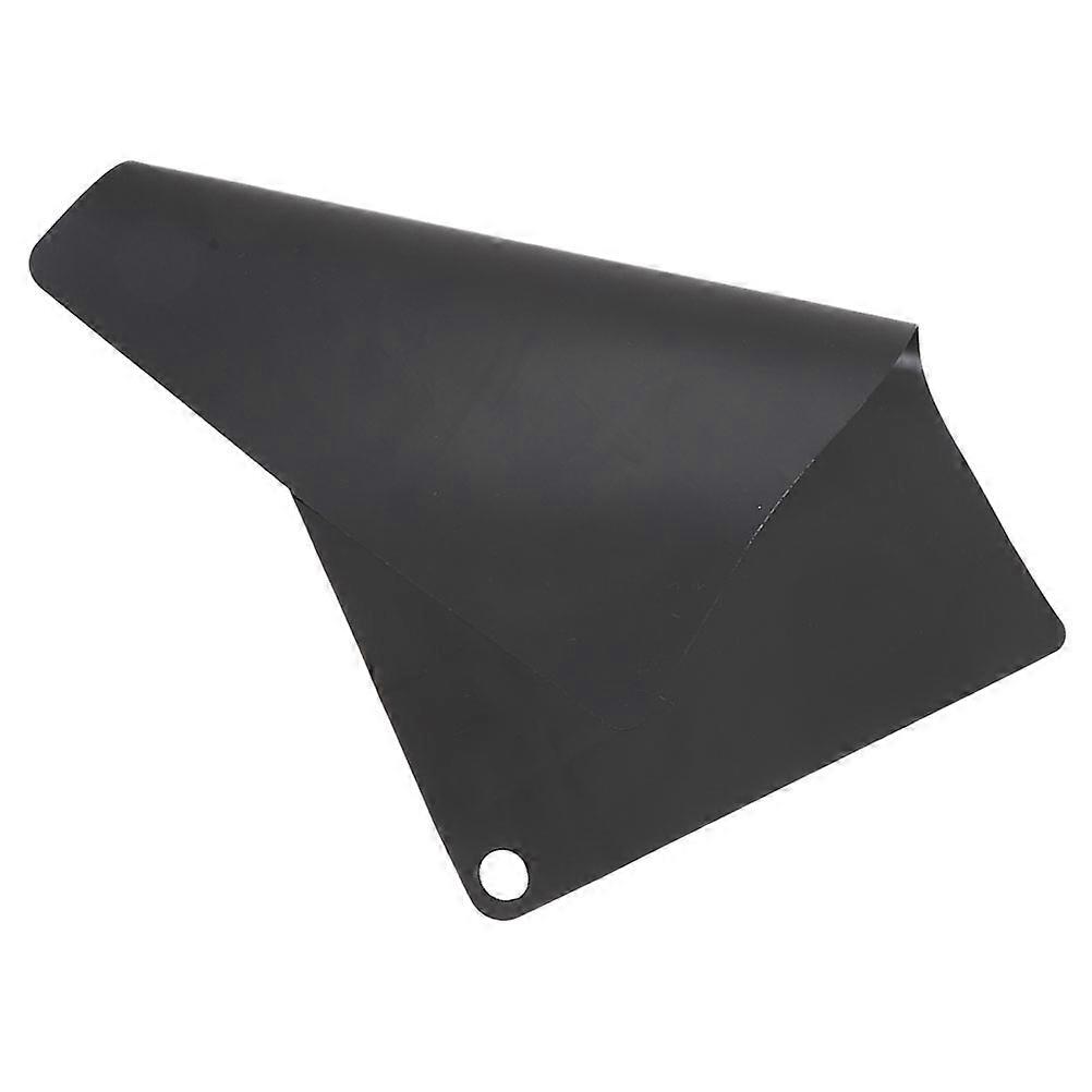 Protective Countertop Mat Induction Cooktop Mat Kitchen Use 35X25X0.1CM Black Scratch Protector 1Pack