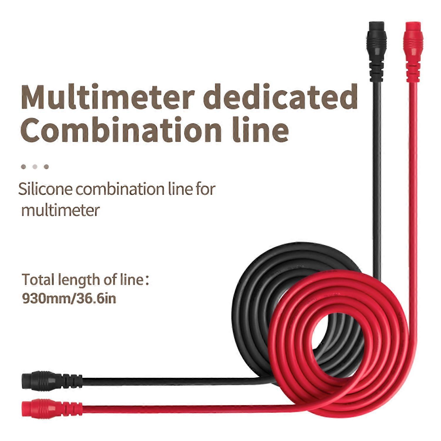 16Pcs Multifunctional Digital Lead Set Super Sharp Tips Silicone Lines Electronic Test Probe Kit