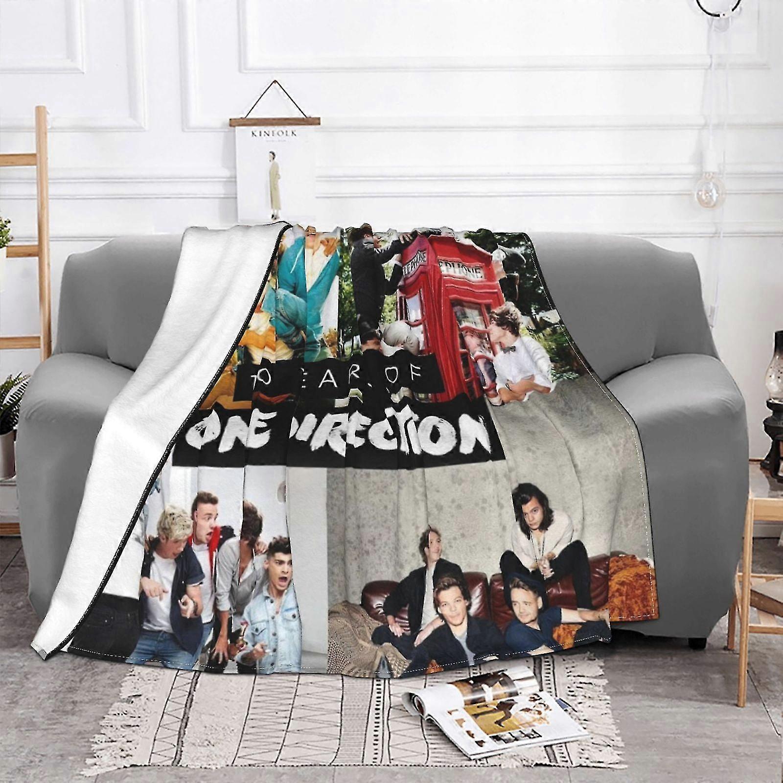 Soft Lightweight Warm Cozy Flannel Fleece Throw Blanket for Kids and Adults, Multiple Sizes Available