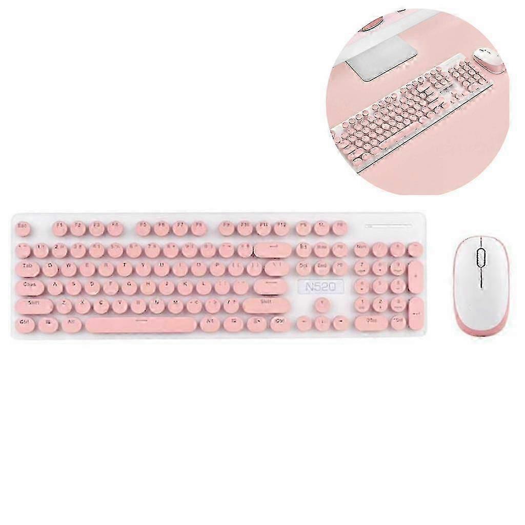 2.4G Wireless Keyboard & Mouse Set, Rechargeable for Win/Mac, Full Size