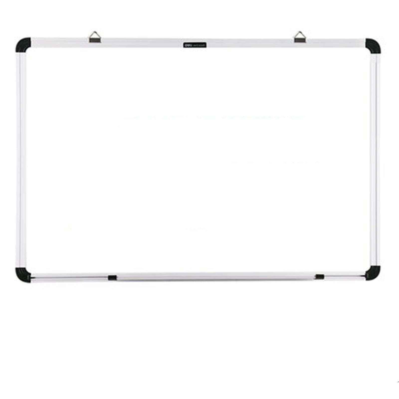 Whiteboard Hanging Whiteboard Small Board Hanging Lessons Training for Office Home (Color: White2, Size: 90 x 60 cm) 90x60cm White (White 2)