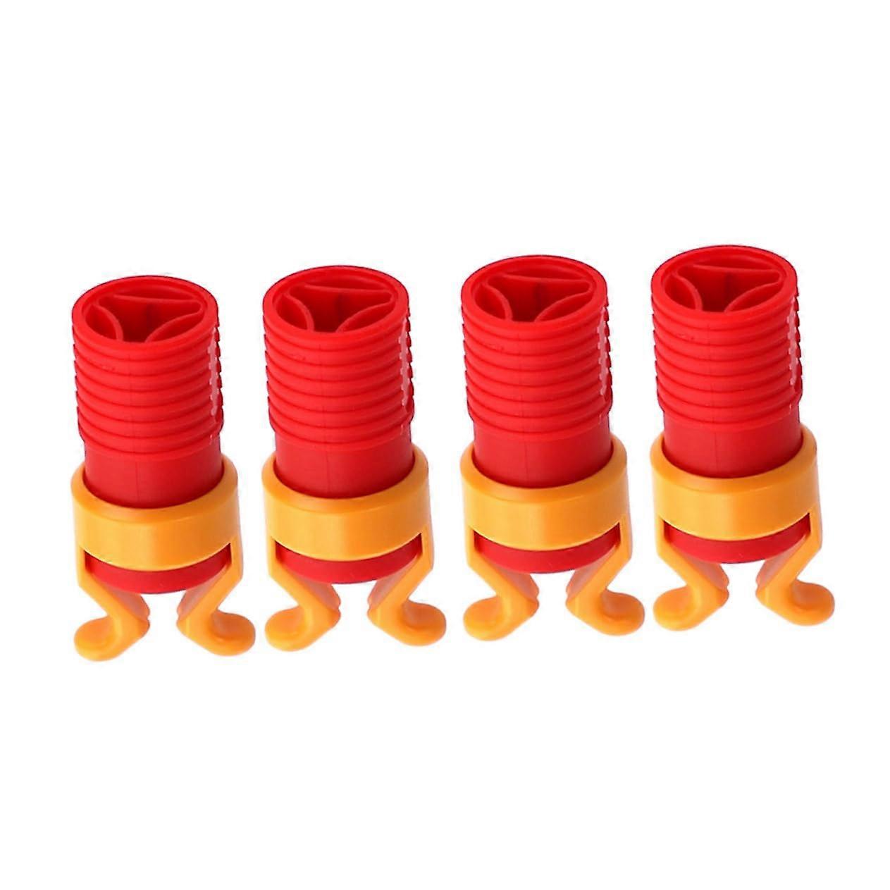 Pack of 4 Screw Holder for Impact Wrench Countersink SSD Red ABS Plastic
