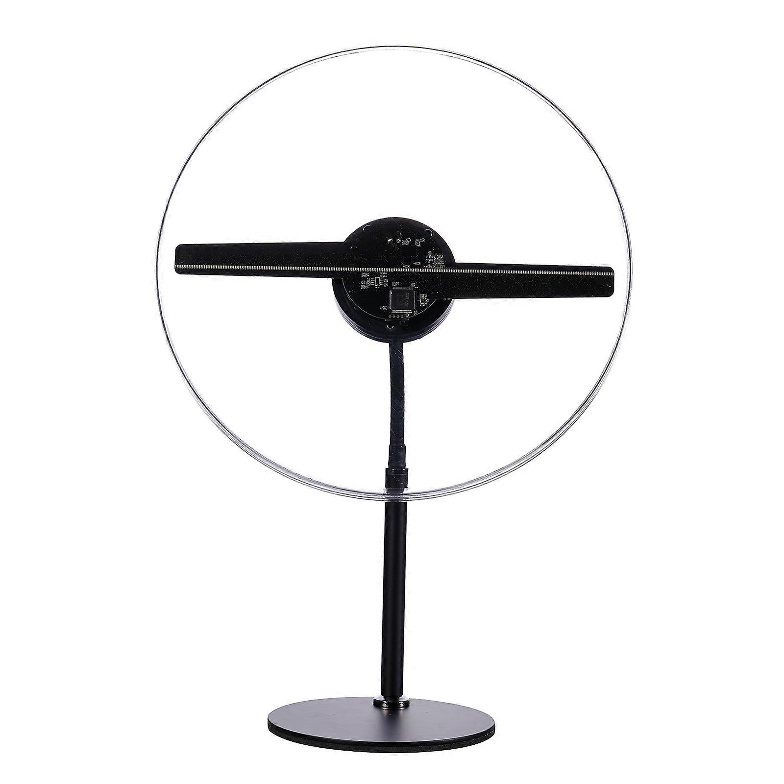 30cm Hologram 3D Fan Display Screen 220V with Floating Imaging Remote Control Suitable for Commercial Advertising Multicolor