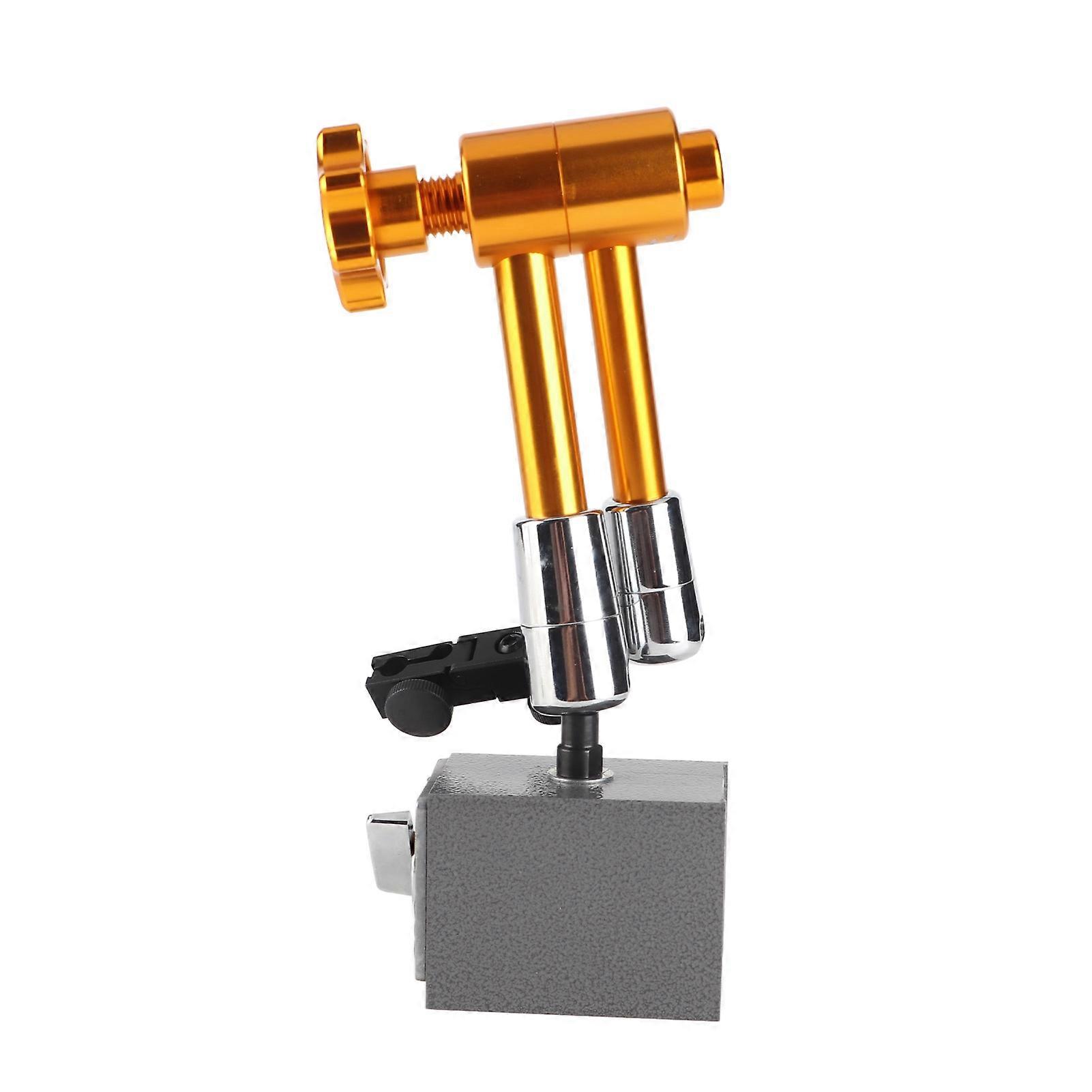 Magnetic Base Dial Indicator Holder Fast Fixing 100kg Force Universal Rotating Fixture Base Dial Indicator Stand