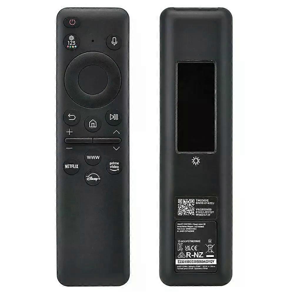 New BN59-01432J TM2360E Voice Solar Cell Rechargeable Remote Control For 2023 Samsung TV Q60C Q70C Q80C QN85C QN90C CU8000 S95C