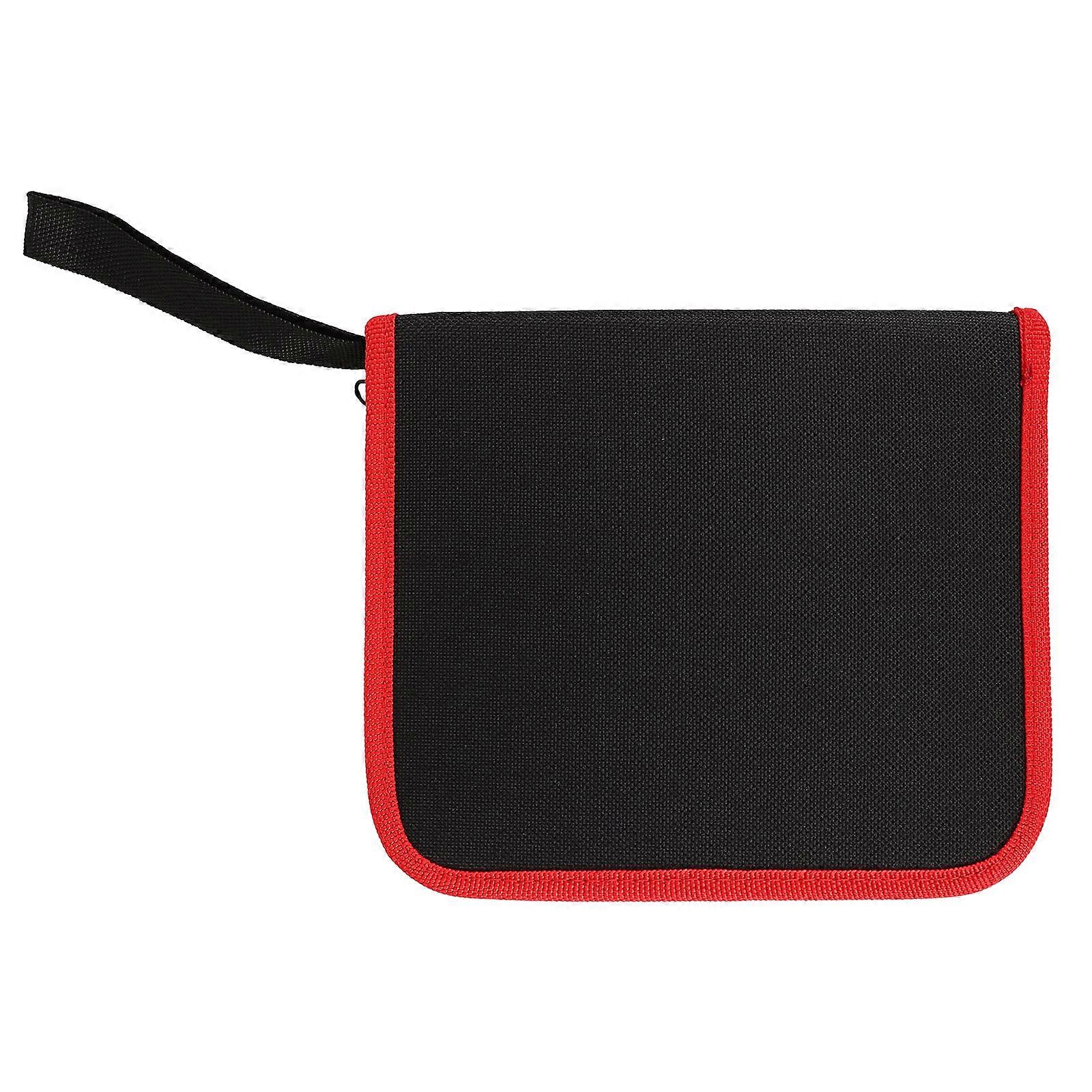Drill Bit Pouch Small Tool Pouch Hand Tool Storage Bag For Woodworking Black 1Set