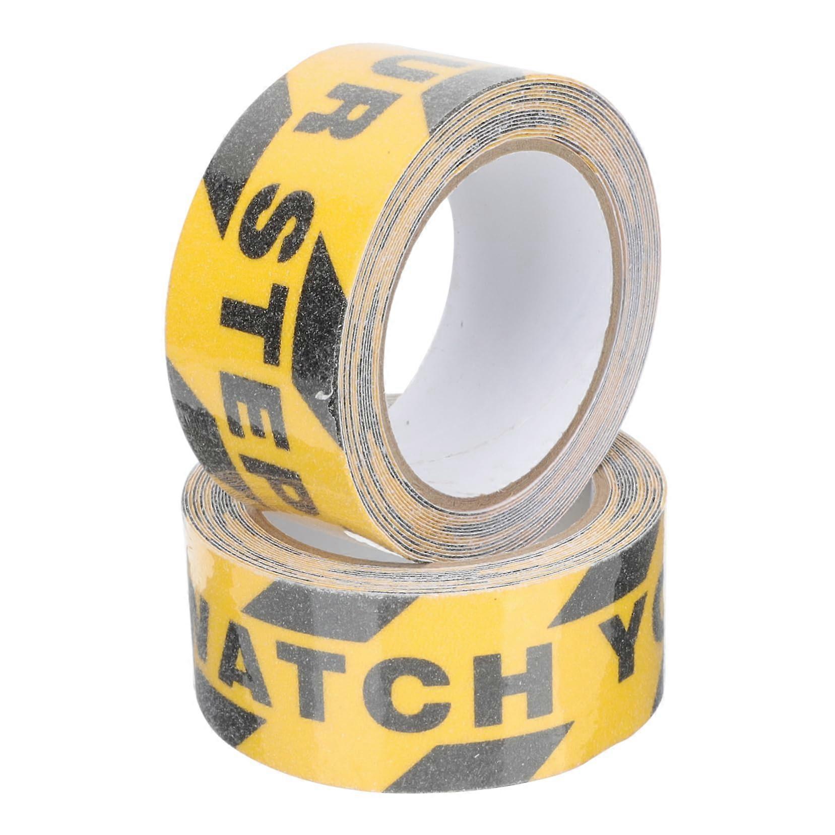 Non-Slip Adhesive Tape for Stairs – 2 Rolls Durable Self-Adhesive Safety Strips to Prevent Slip Accidents