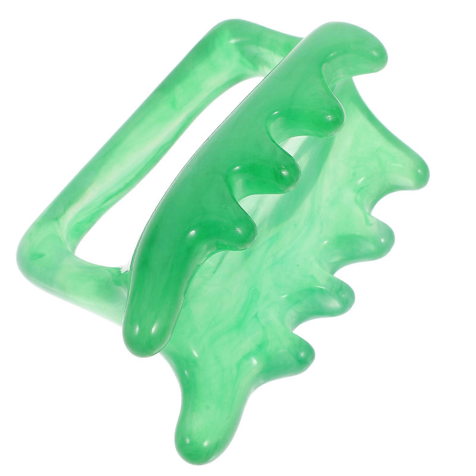 Durable Resin Handheld Gua Scraping Board for Back, Neck & Spine Relief – Multi Purpose Portable Body Care Massage Tool