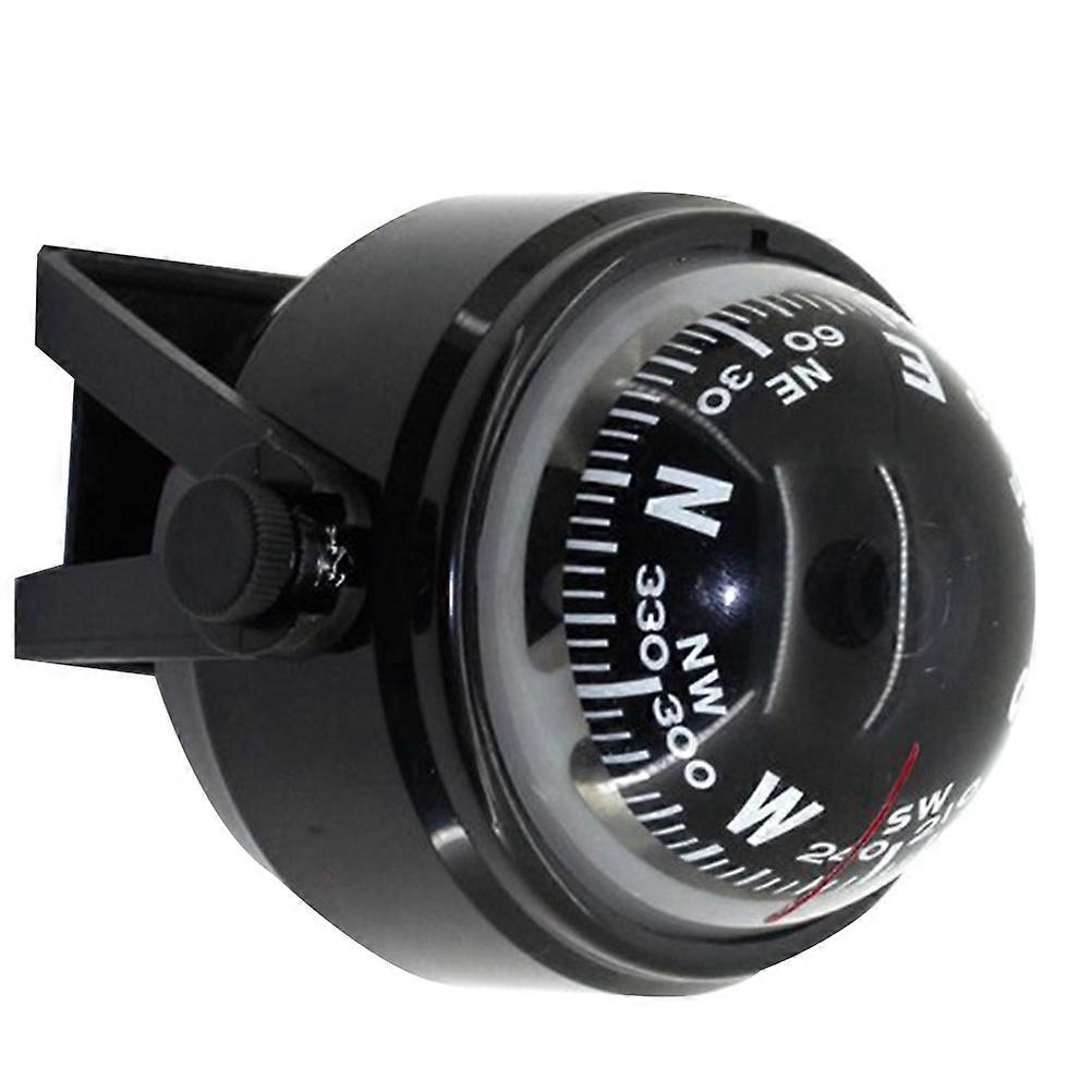 Portable Outdoor Compass with Easy Read Dial for Camping Hiking in Black Plastic