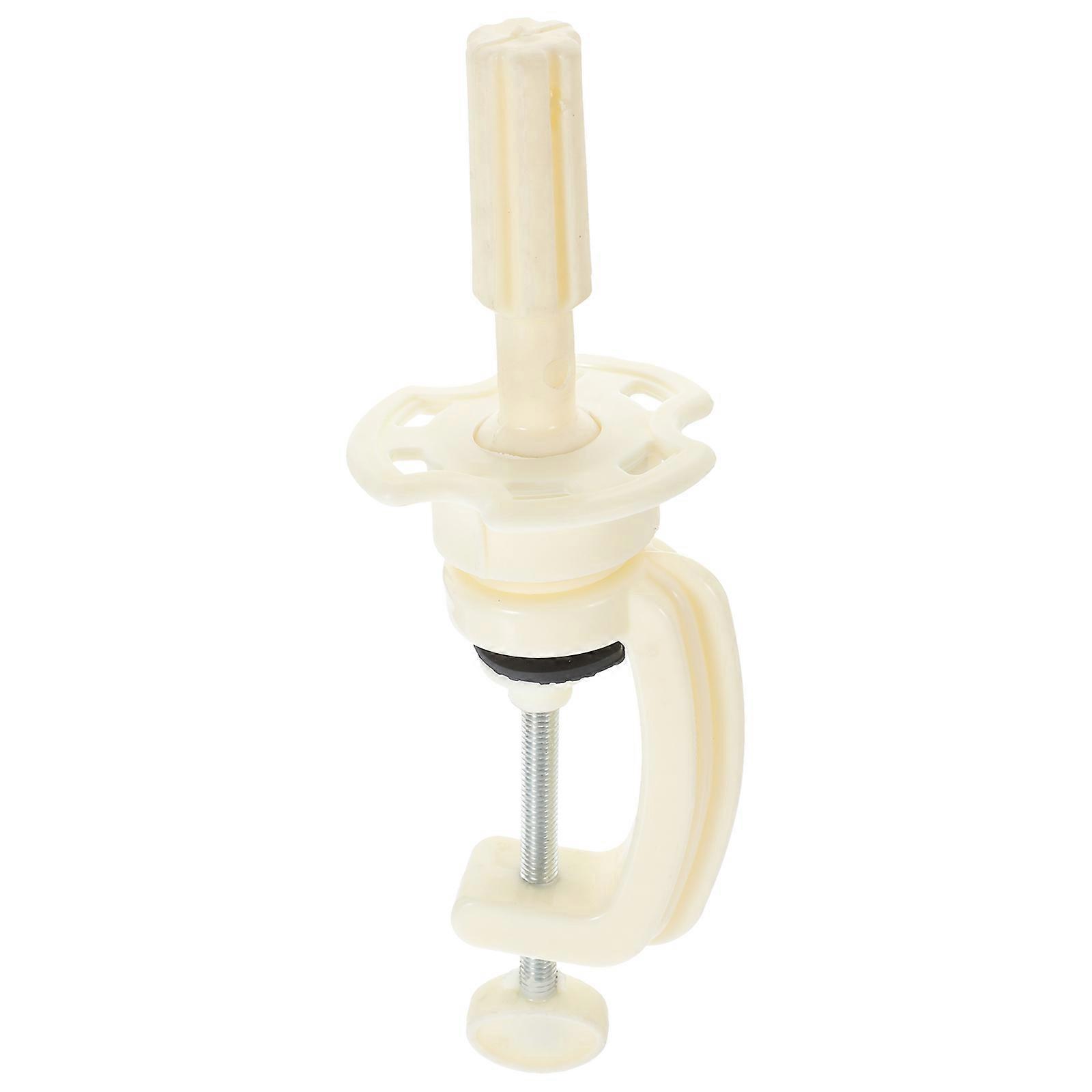 Adjustable Wig Mannequin Head Stand for Cosmetology Training, Portable Clamp with Rotatable Mandrel for Hair Styling, Display and Practice
