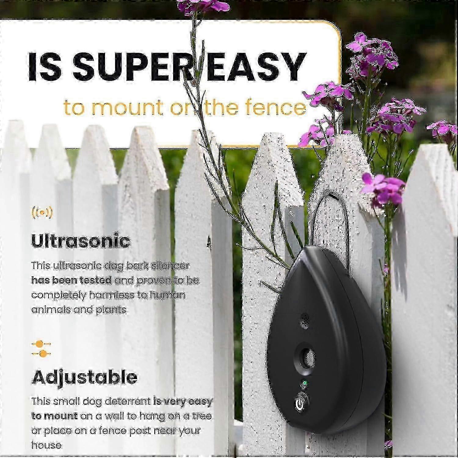 2024 Anti Bark Device And 75 Feet Neighbor Dog Silencer - 3 Level Bark Box Anti Bark Device, Bark Stop Devices Ultrasonic Dog Bark SZRH A-S