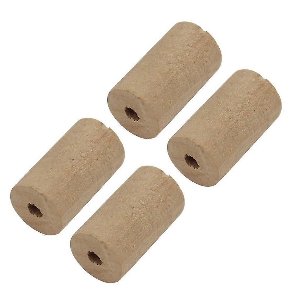 Piccolo Protective Corks with Workmanship for Instrument in Khaki Synthetic Material 4Pcs