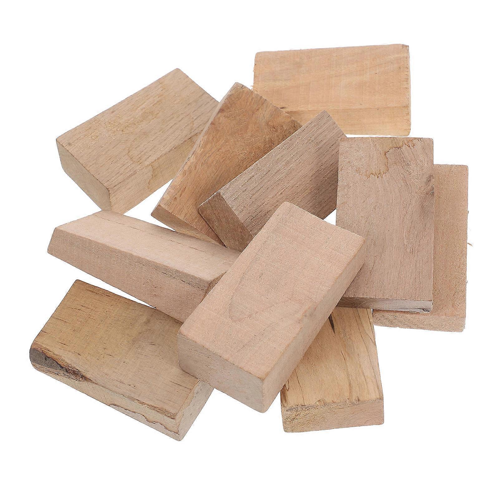 Wooden Beige Wedge for Hoe Handle Repair and Reinforcement Tool Accessory 10pcs