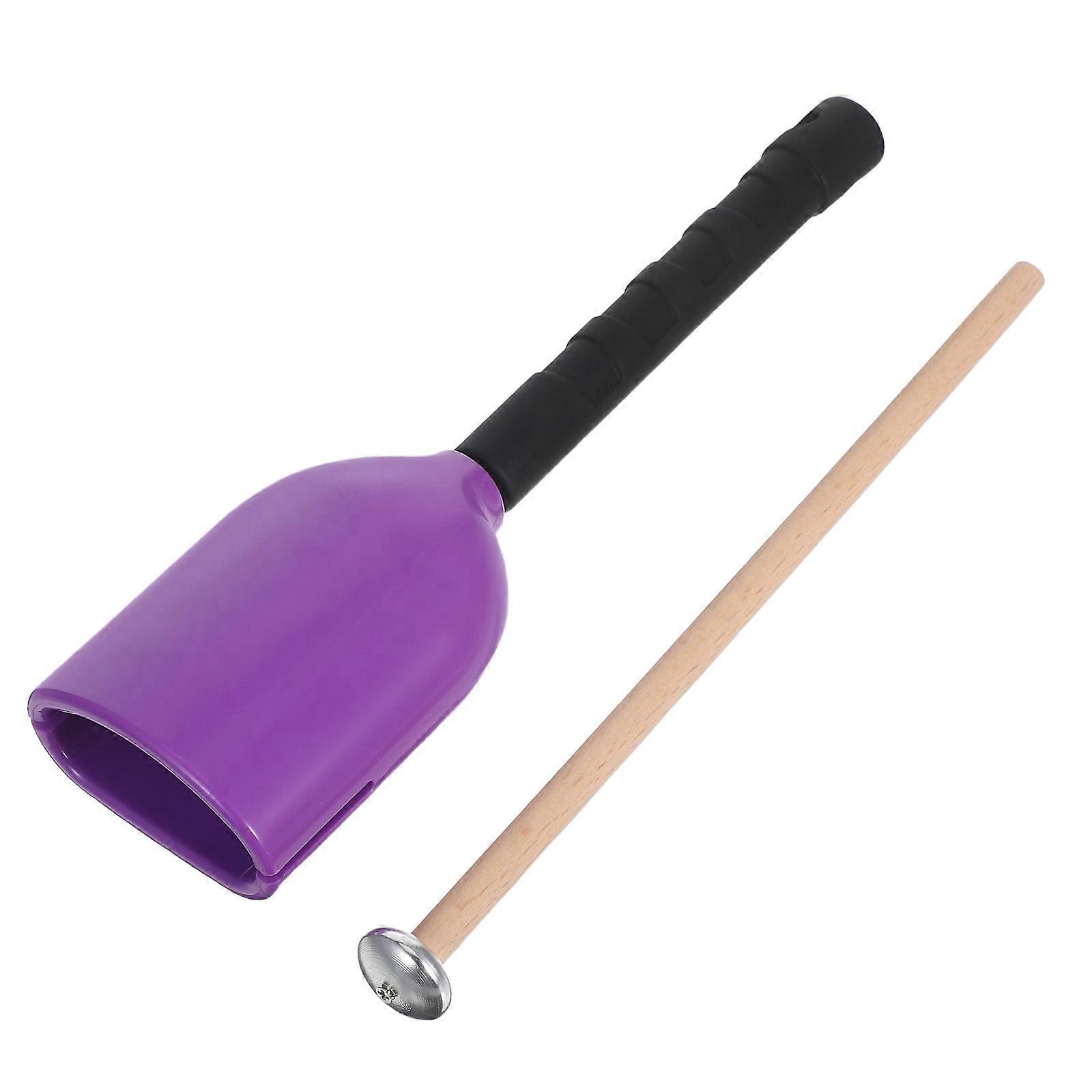 Ergonomic Plastic Cowbell for Drum Kits, Sports Cheering, and Music Performances – Lightweight Percussion Bell for Schools and Concerts