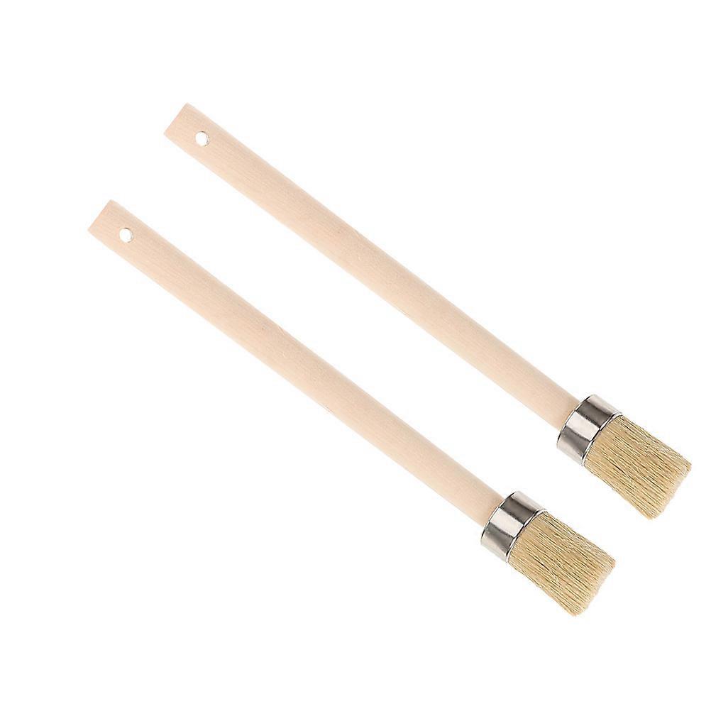 Car Brushes Tire Repair Tool For Professional Use Durable Pig Bristles 2Pcs