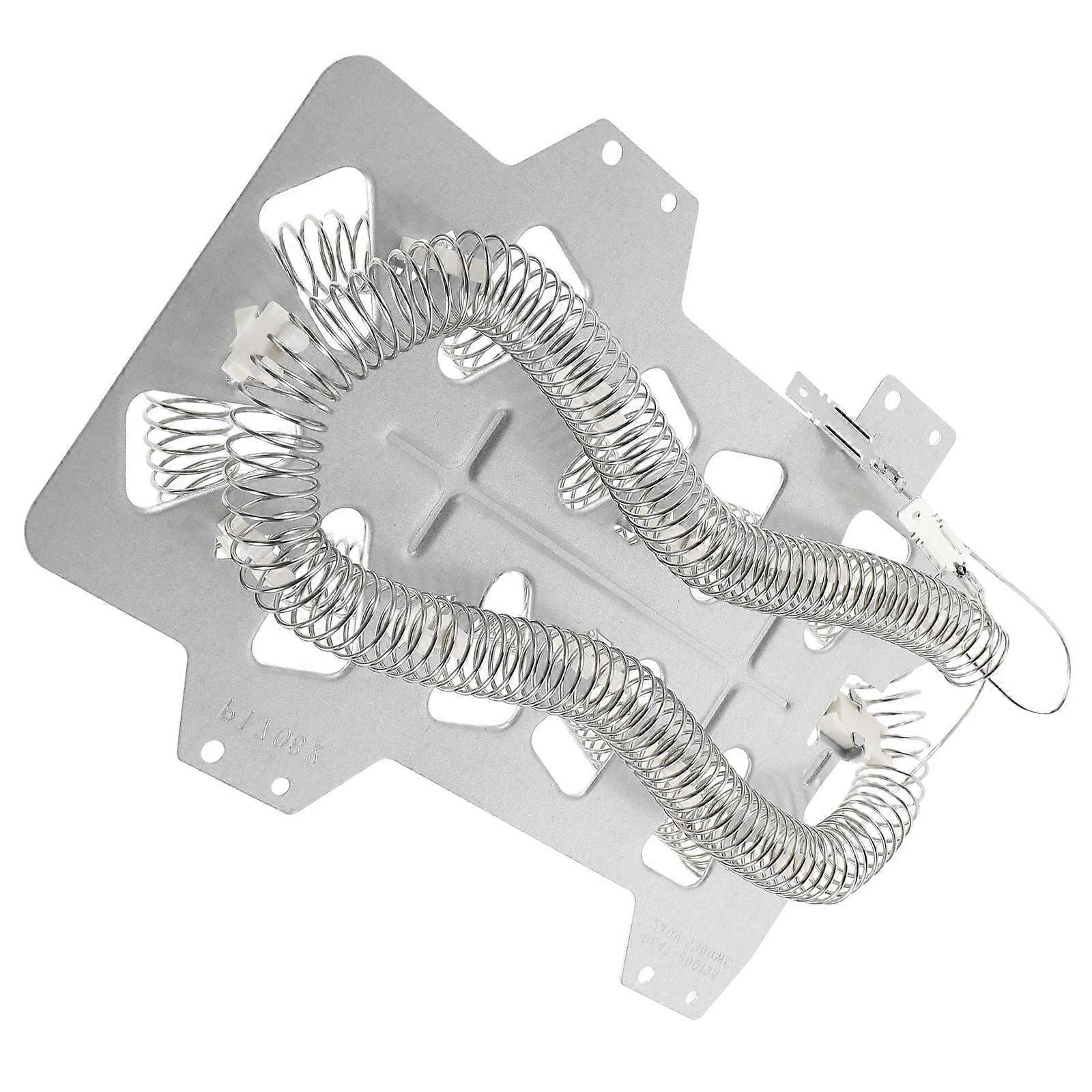 Dryer Heating Element with Thermostat Silver Aluminum Alloy for Home High Efficiency Heating 1 Set