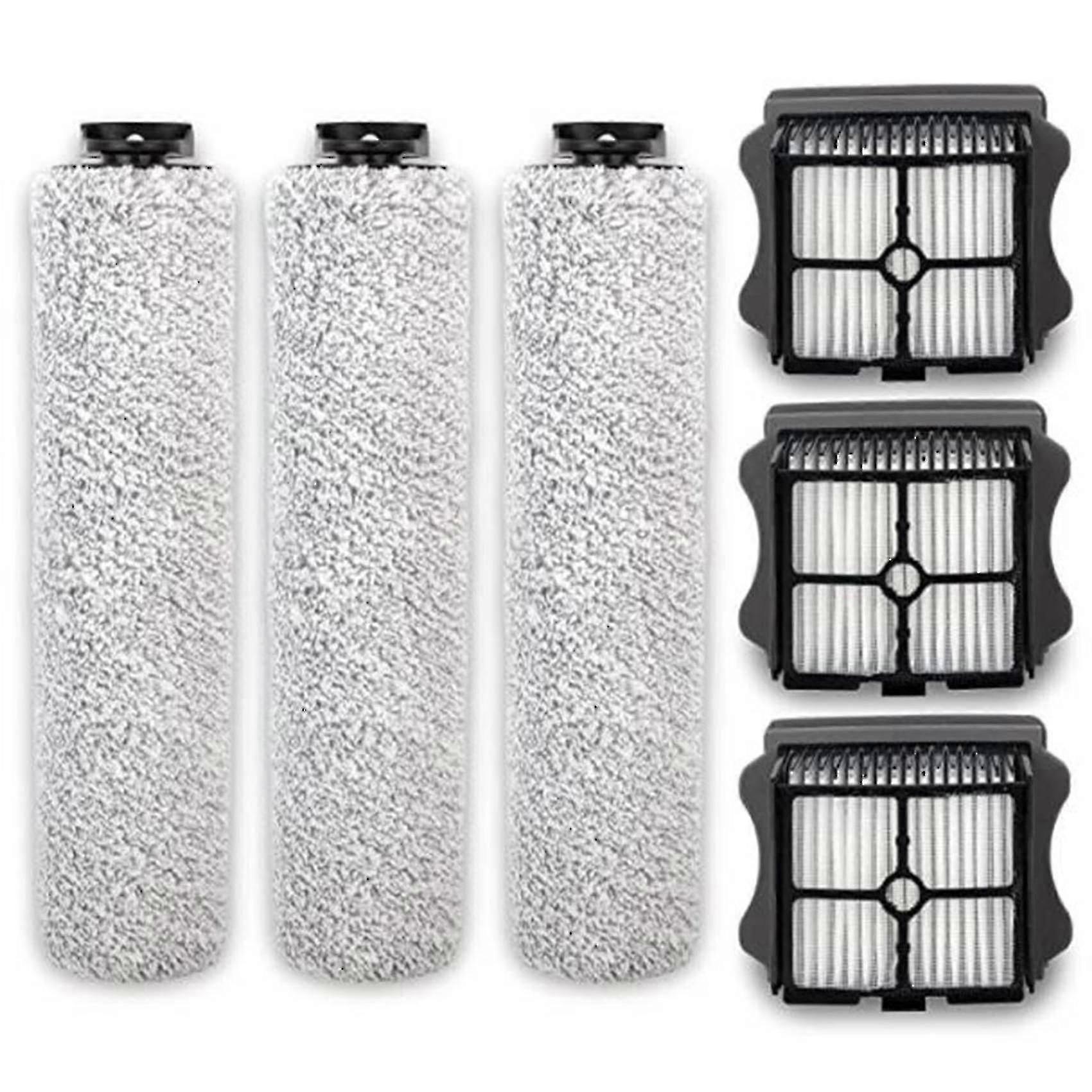 Roller Brush And Filter Kit Compatible With Tineco Floor One S3 And Ifloor 3