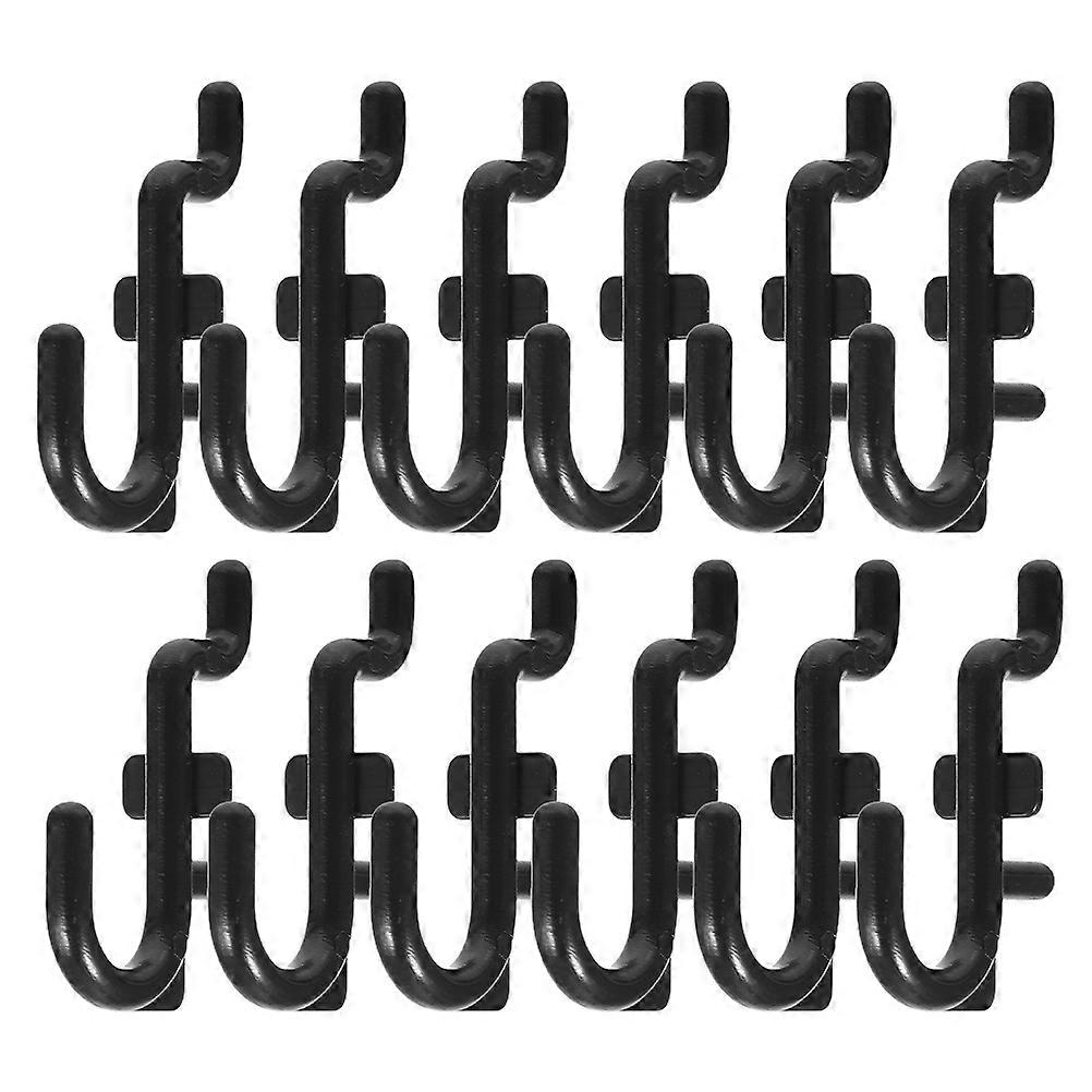 100pcs Plastic Pegboard Hooks for Garage & Kitchen – Versatile Wall Mounted Tool Hangers, Compatible with Pegboards, Efficient Workshop & Workbench