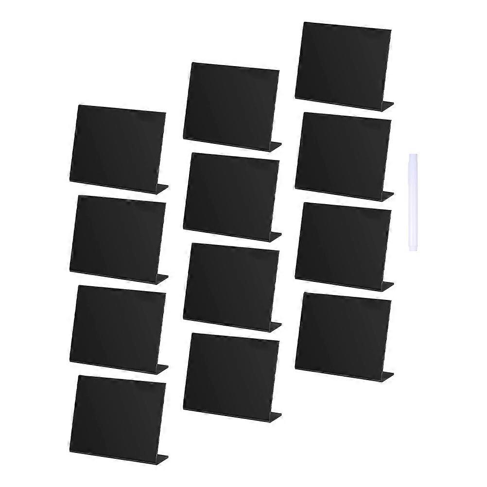 Acrylic Tabletop Blackboard Double Sided Message Board for Weddings, Parties, and Home Decor with Marker for Notices and Creative Displays