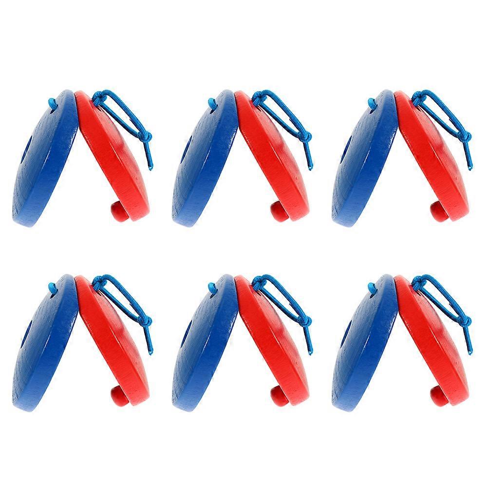Children's Percussion Toy with Synthetic Material for Kids Assorted Color Safe and Durable 6pcs