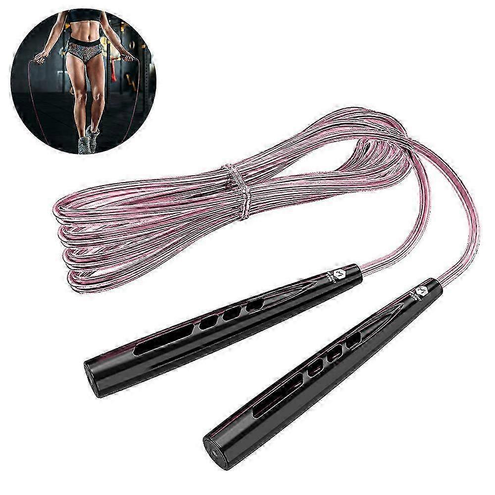 High-Speed Adjustable Jump Rope with Aluminum Handles - Non-Slip Grip for Boxing, Fitness & Cardio Workouts
