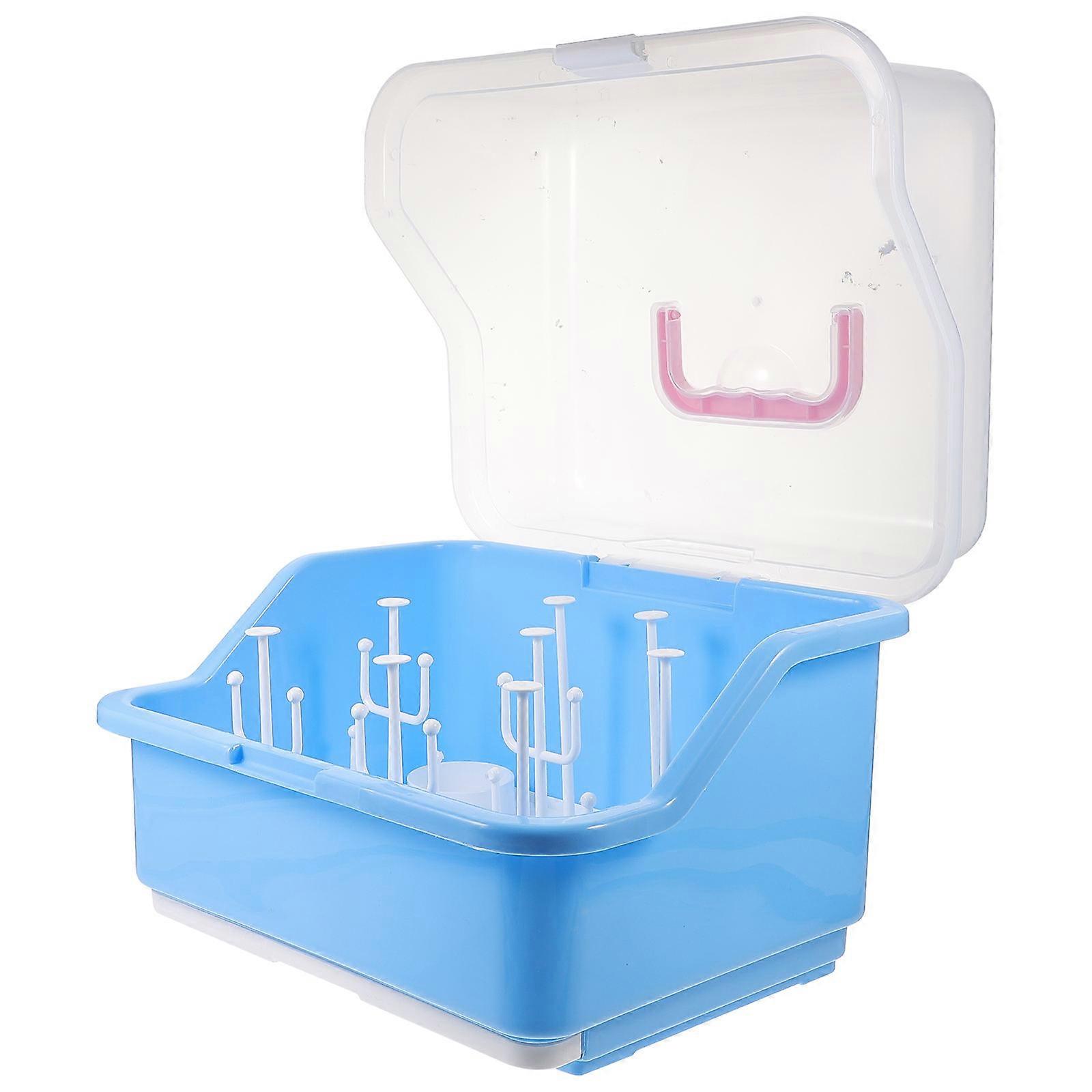 Nursing Bottle Storage Box In Scandinavian Style For Household Use With 35x28x23.5cm Size And Drying Capability