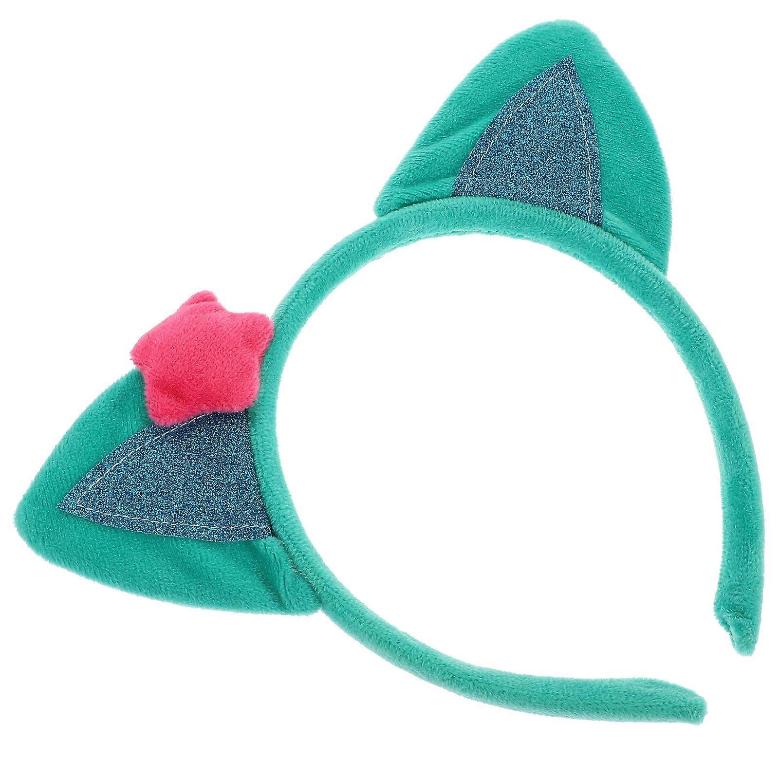 Fancy Costume Style Cat Ears Headband For Adults Ideal For Cosplay Theme Parties 1Pack