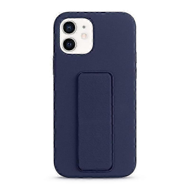 For iPhone 12 Liquid Silicone Holder Phone Case