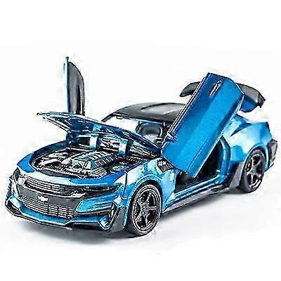 1:32 סגסוגת Diecast דגם מכונית שברולט קמארו למשוך בחזרה קול סאונד קל ילדים צעצוע מכונית קולקציית למתנות לילדים מתנות לילדים