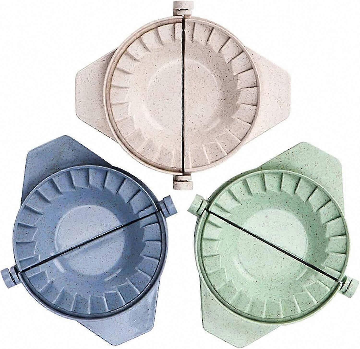 Ravioli Maker Dumpling Wrapper Press Mold Cutter Stamp 3 Pcs