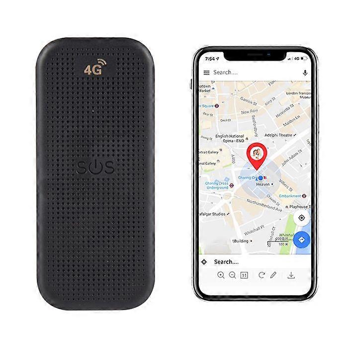 4G GPS Tracker Multifunction Precise Tracking Mobile Application Support All Operators Black YONIS