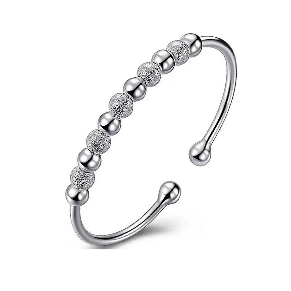 Beads Bangle with Open Design for Summer Picnic and Elegant Look