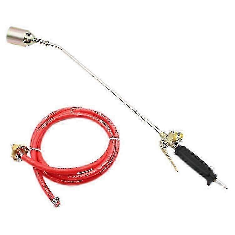 Propane Torch Weed Killer with 3-valve torch and 250cm hose - Adjustable flame for weeding
