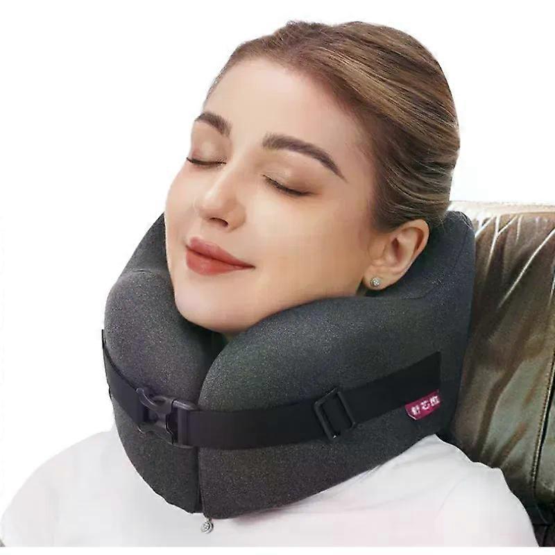 2025 Neck Pillow Travel Pillow Business Trip Car Nap Cervical Vertebra and Neck Pillow Can Store U-shaped Pillow