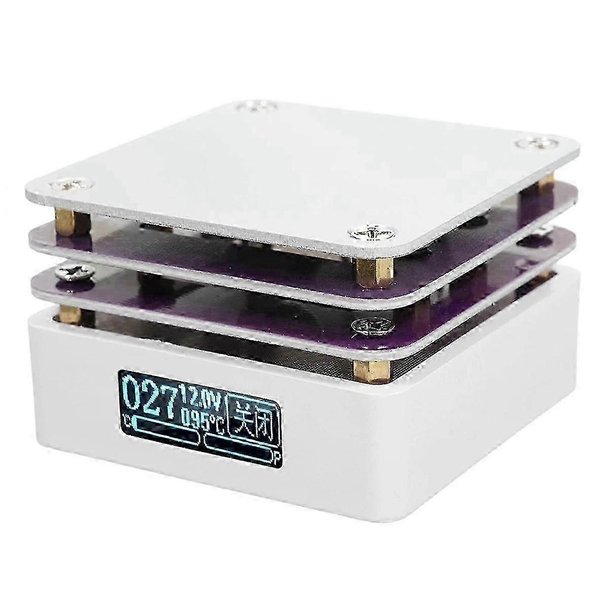 Digital Soldering Hot Plate 65W Mini Preheater for PCB Circuit Board SMD Rework Station with Adjustable Temp