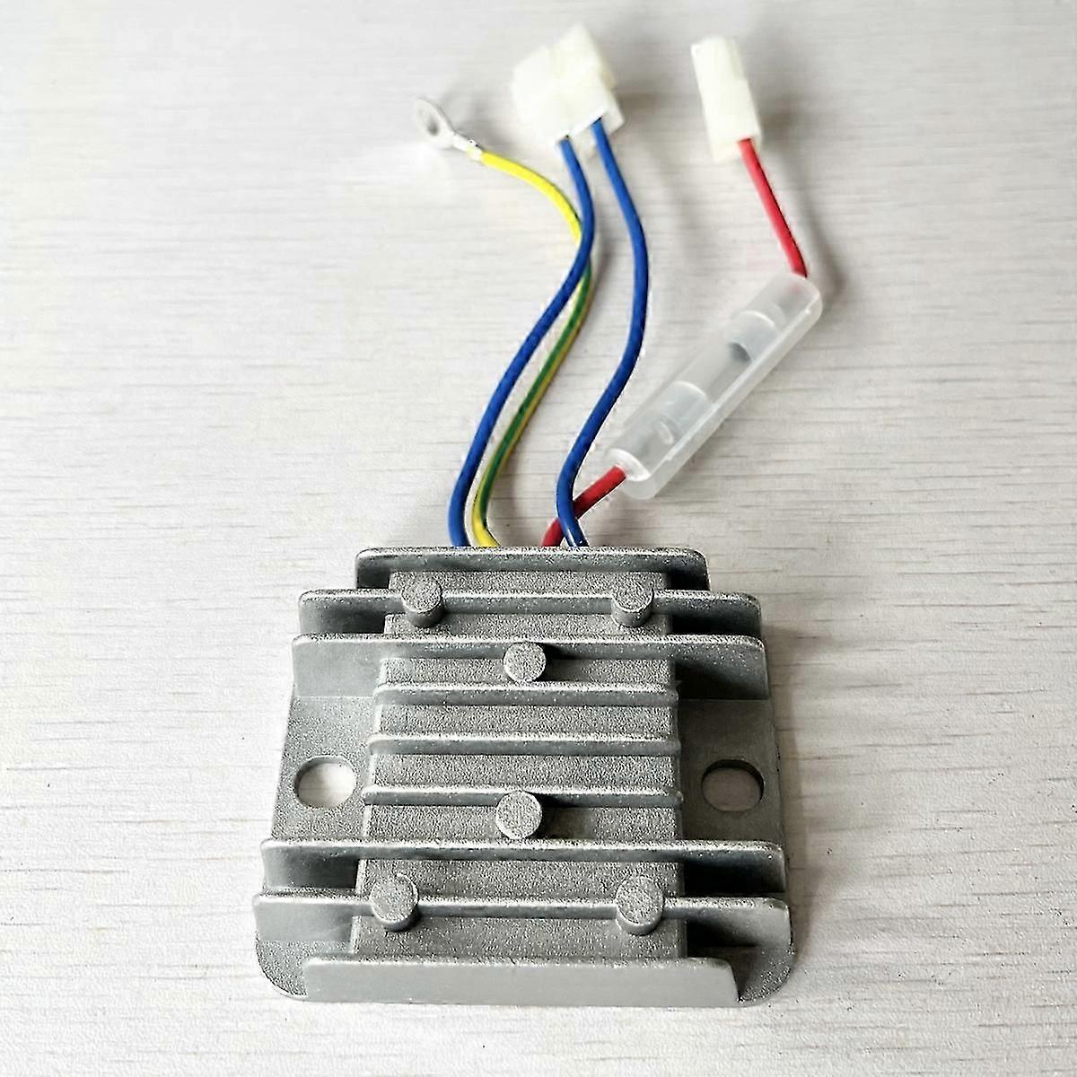 12v 4 Wires Avr Automatic Voltage Regulator Pumper Charging Adjuster Stabilizer For 5kw 186f 178f Diesel Generator
