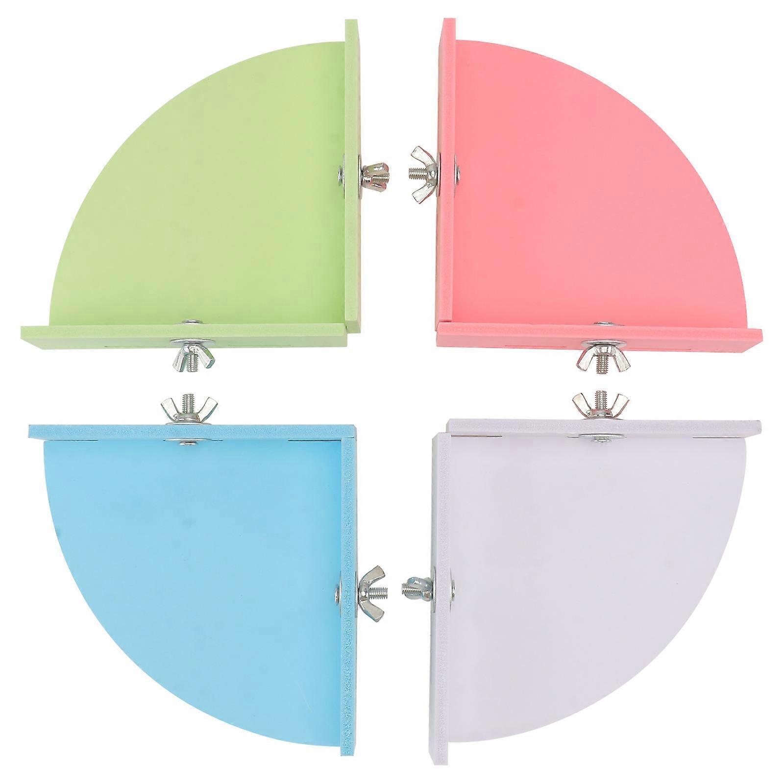 Colorful Toy 4Pcs For Small Animals Indoor Play Square Style Exercise