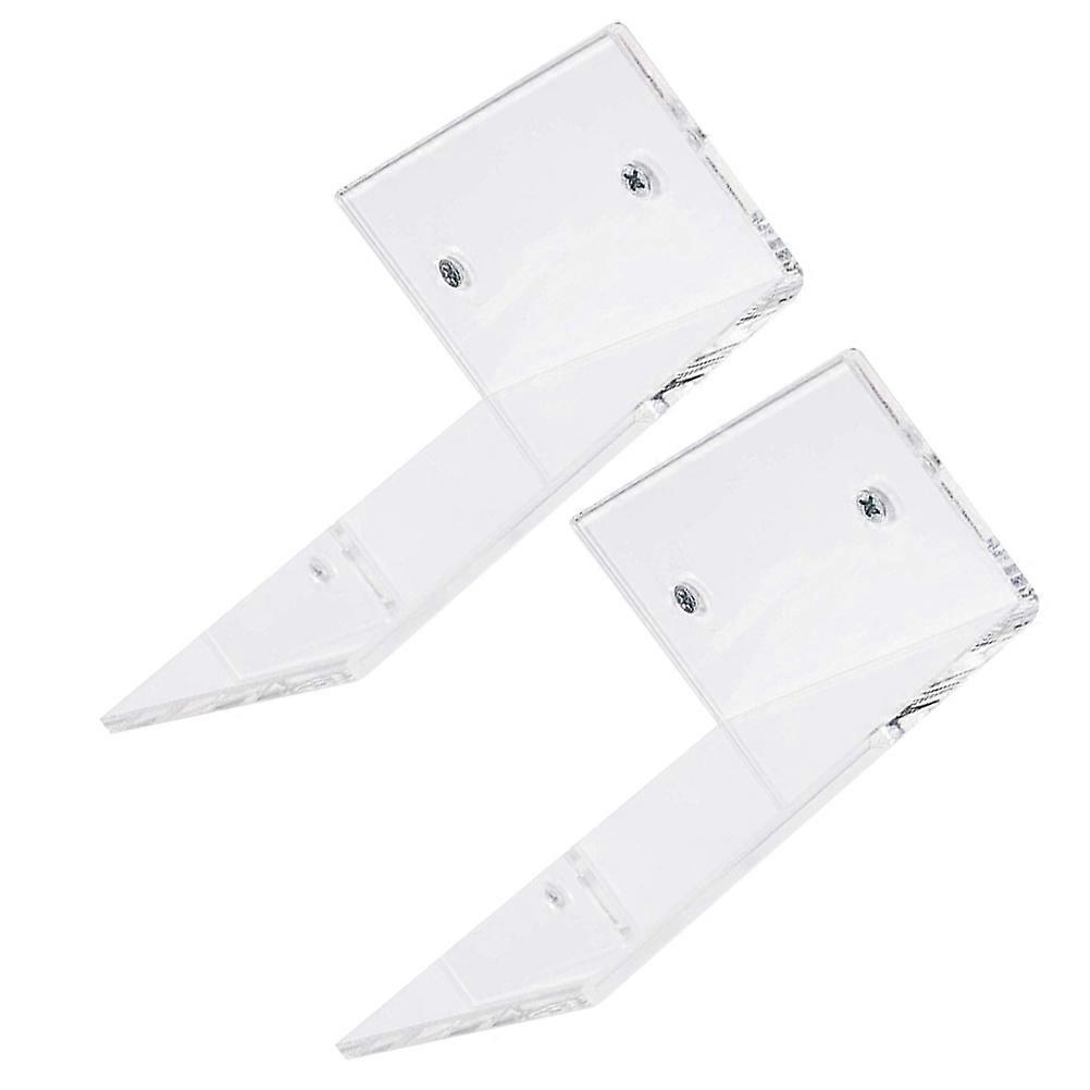 2pcs Acrylic Wall Mounted Liquid Soap Hanger Practical Rack