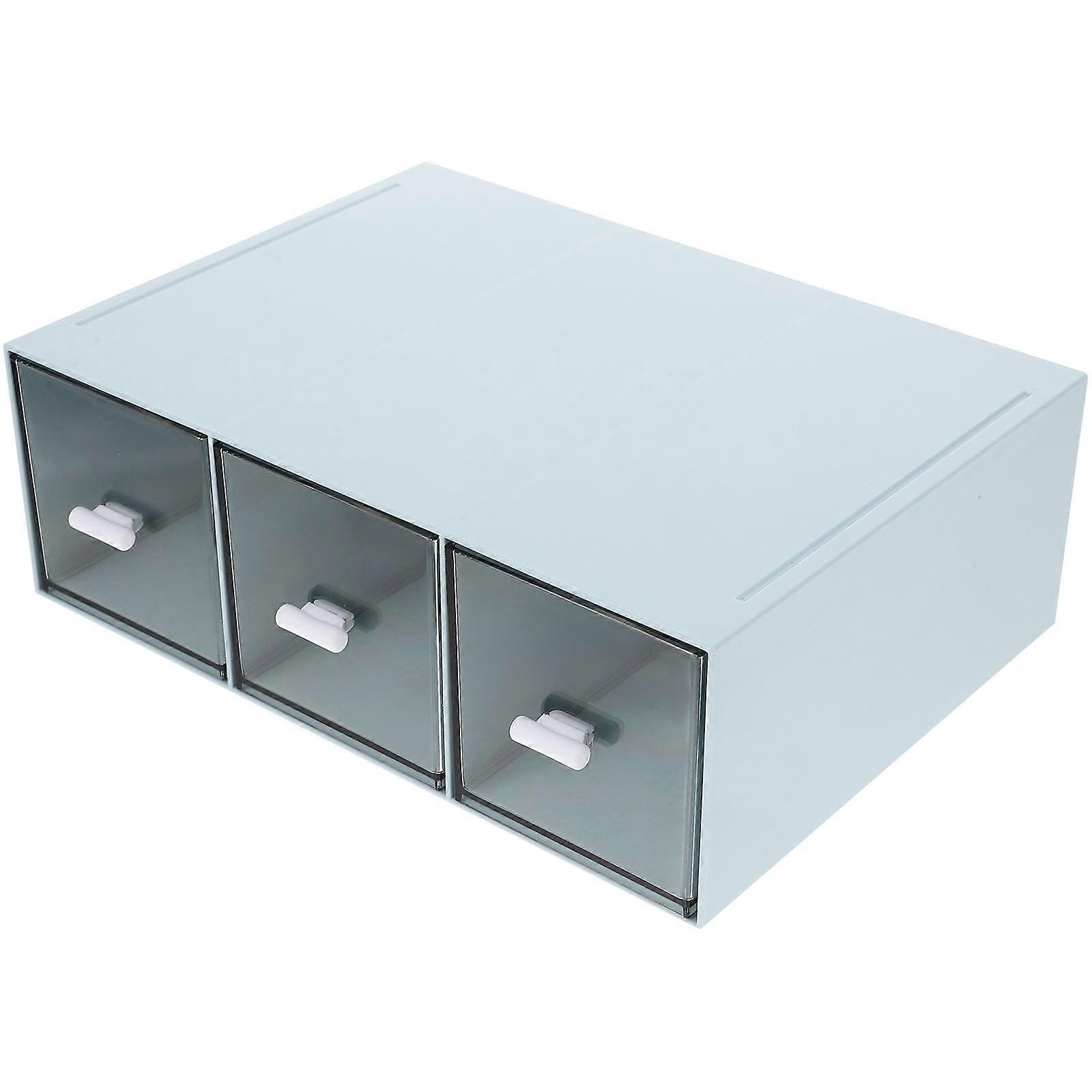 Desktop Drawers Organizer With Drawers For Women Rectangular Storage Space-saving 1Set