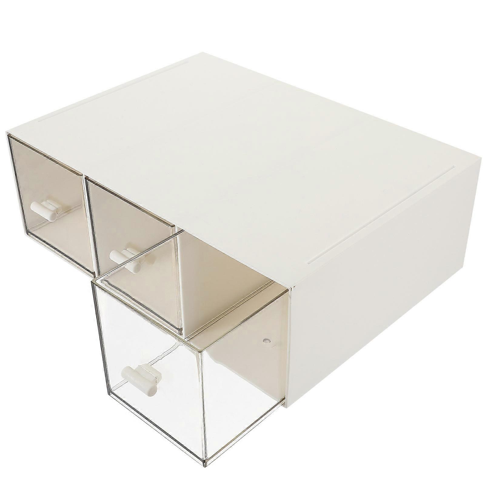 Stackable Design Tabletop Accessory Case For Retail Store Display And Bathroom Use With High Strength Material 1Set