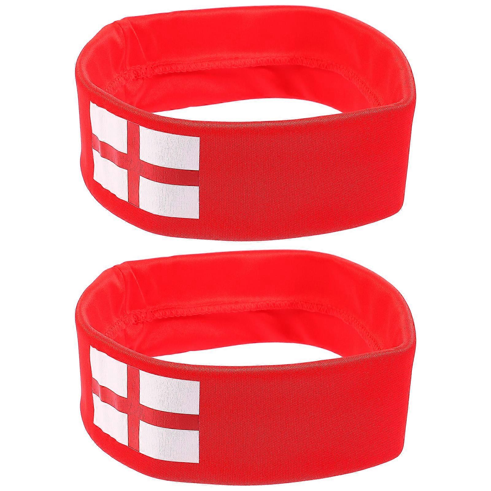 Football Cheering Props 2Pcs Cloth Flag Headband Sports Style Accessories For Men And Color With Cheering Function