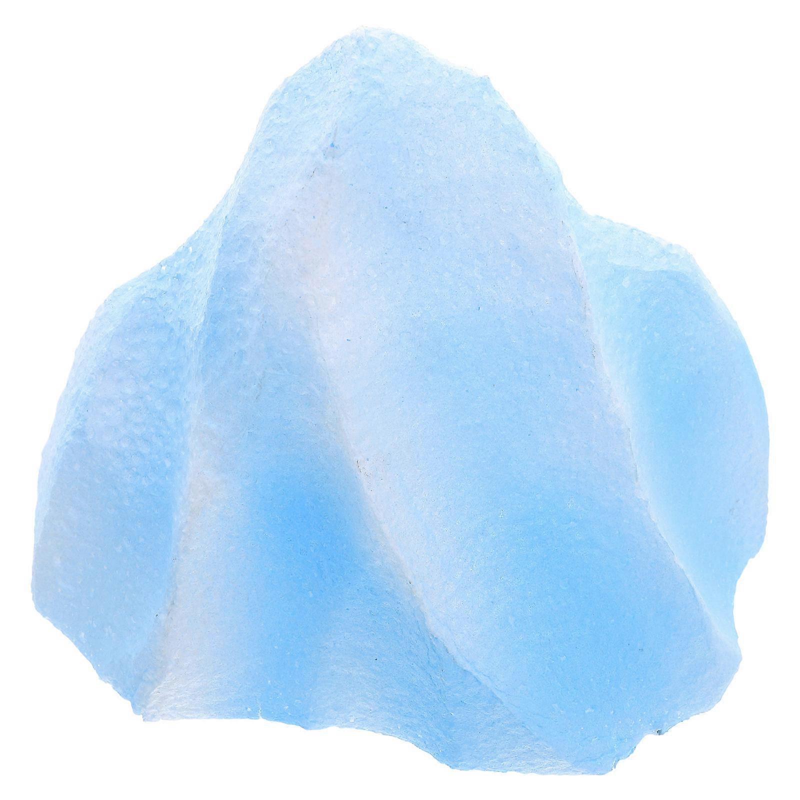 Artificial Foam Iceberg Decor for Stage and Photo Props White Realistic Detail Lightweight 7.4x6x3.5 Inches