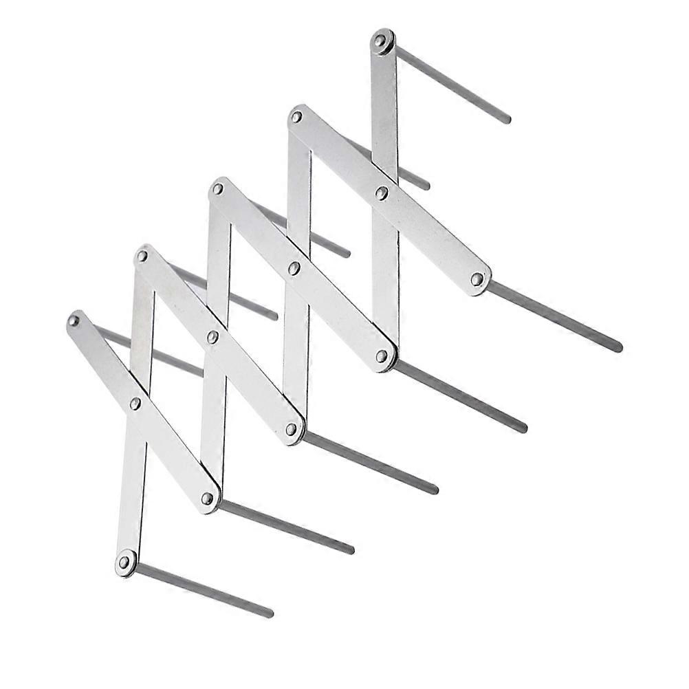 Expandable Pan Organizer For Restaurant Users Cooking Utensils 48.70X13.00X11.00CM Silver Space-saving 1Pcs